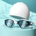 thumbnail image 1 of Sunny Swim Goggles Full View Fog Swimming Goggles for Adults Pool Training, 1 of 3