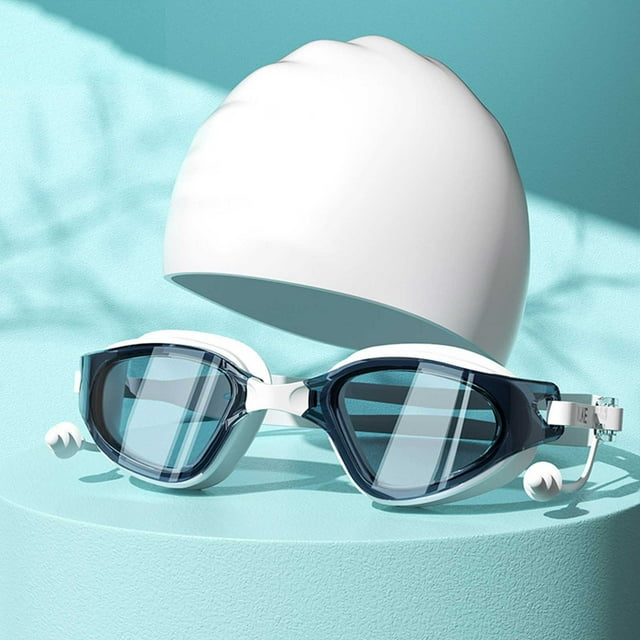 Sunny Swim Goggles Full View Fog Swimming Goggles for Adults Pool Training