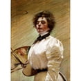 thumbnail image 3 of Alice Pike Barney 19x24 Black Modern Framed Museum Art Print Titled - Self-Portrait with Palette (ca. 1906), 3 of 5