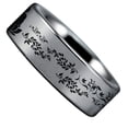 thumbnail image 3 of Buddhism Tungsten Carbide Ring, 3 of 9