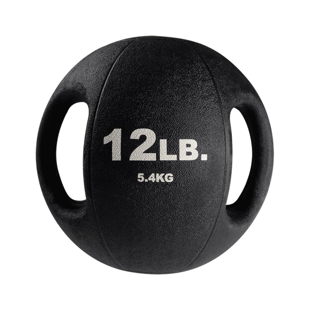 BSTDMB8 8lb BLack Dual Grip Medicine Ball