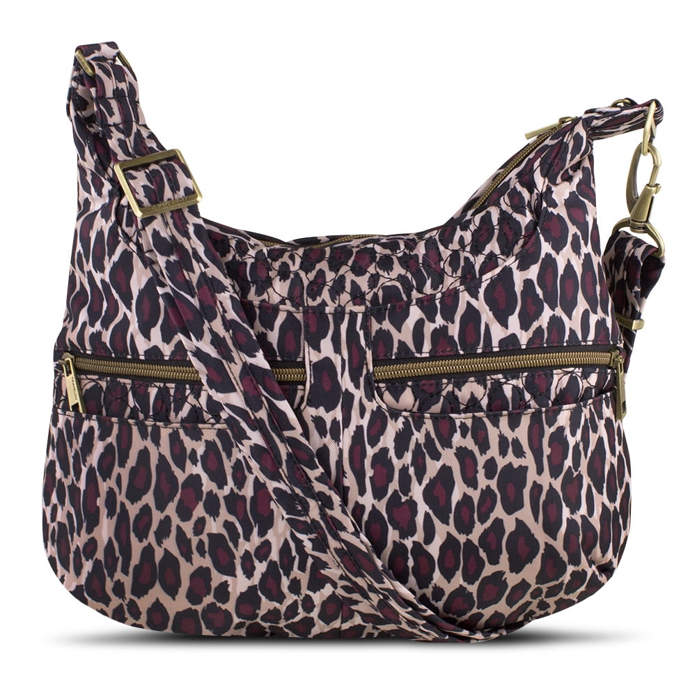 Anti-Theft Hobo Bag with Embroidered 
