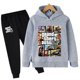 thumbnail image 3 of Conjunto de ropa para niños Gta 5, sudaderas con capucha y pantalones largos de dibujos animados para otoño, 2 piezas, juego para niños, ropa Gta 5 de 4 a 14 años, 3 of 5