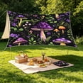 thumbnail image 3 of Cheapark 72.8 x 72.8 Inch Sun Shade Tent Camping Tarp Cover large waterproof shade tarp for camping backyard outdoor activity sun and rain shelter portable landscape cover Gift, 3 of 6