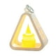 thumbnail image 4 of Lámpara de mesa LED triangular creativa para mesita de noche, iluminación ambiental y decoración de habitaciones. blanco, 4 of 9