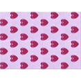 thumbnail image 1 of Ahgly Company Machine Washable Indoor Rectangle Transitional Neon Pink Area Rugs, 2' x 3', 1 of 7