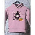 thumbnail image 3 of Cute Little Witch Hoodie Toddler -Image by Shutterstock,  4 Toddler, 3 of 4