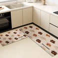 thumbnail image 5 of Floral Kitchen Rugs Sets of 3, Non Slip Kitchen Rugs and Mats Washable Farmhouse Kitchen Rugs Floral Kitchen Floor Mat Carpet Runner Rugs for Hallway Laundry Room, 5 of 12