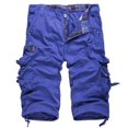 thumbnail image 3 of Pantalones capri de talla grande para hombre, pantalones capri de verano para hombre, pantalones cortos casuales, 3 of 5