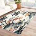 thumbnail image 2 of Palm Tree Rug 4x7 Area Rugs for Bedroom Living Room, Tropical Floral Area Rug, Botanical Leaf Carpet Machine Washable Non-Slip Rug, Soft Low Pile Area Rug, Indoor Decorative Rugs G&n57, 2 of 7