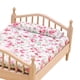 thumbnail image 5 of Cama de Madera para Casa de Muñecas en Miniatura con Estilo Único, 5 of 9