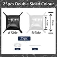 thumbnail image 2 of LQQBOX 25PCS Black White Square Foil Balloons Wall Backdrop Double Sided Balloons Kit for Birthday Wedding Anniversary Bridal Baby Shower Graduation Party Decorations, 2 of 7