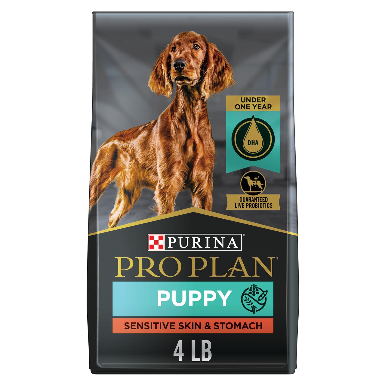 Purina Pro Plan Sensitive Skin And Stomach Puppy Food With Probiotics 