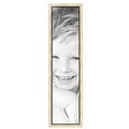 thumbnail image 2 of ArtToFrames 11" x 46" Silver with Black Lip Picture Frame, 11x46 inch Multi Wood Poster Frame (WOM-5193),  Pack, 2 of 7