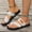 White, variant on Womens Extra Wide Breathable Mesh Hollow Slide Sandals, Wide Foot Sandals for Women Dressy, Orthopedic Comfortable Beach Walking Shoes for Summer Vacation