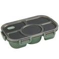 thumbnail image 1 of Microwave Divided Plate Lunch Box with 5 Compartments Portable Bento Case Separate Dinning Food Tray for Student Office, 1 of 2