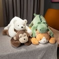 thumbnail image 4 of EIGTHTAIL Weighted Stuffed Animals 30cm Cozy Feel Baby Stuff Particle Design Cute Posture Weighted Plush Black, 4 of 4