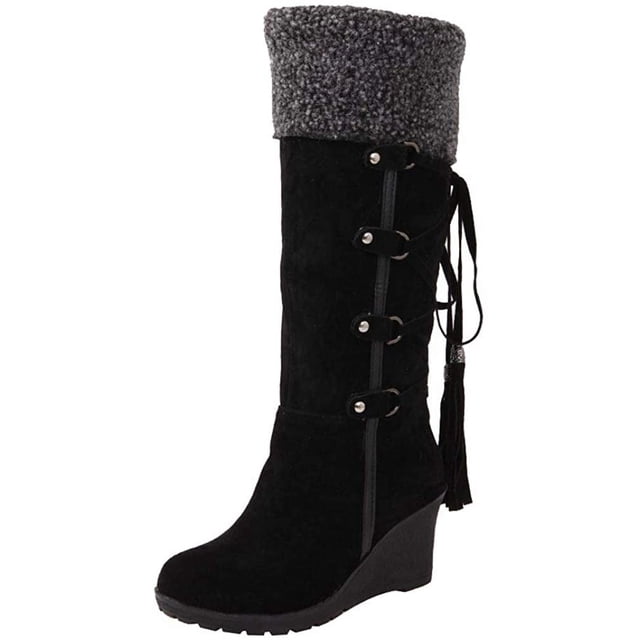 botines invierno negro/42