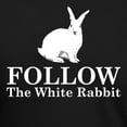 thumbnail image 3 of CafePress - White Rabbit Men's Deluxe T Shirt - Mens Tri-blend T-Shirt, 3 of 4