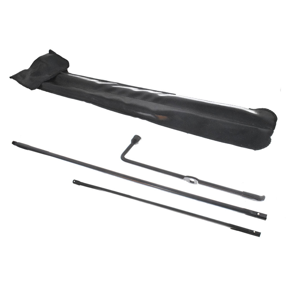 ALLCARB Spare Tire Lug Wrench Tool Kit Lug Iron Spare Tire Tools