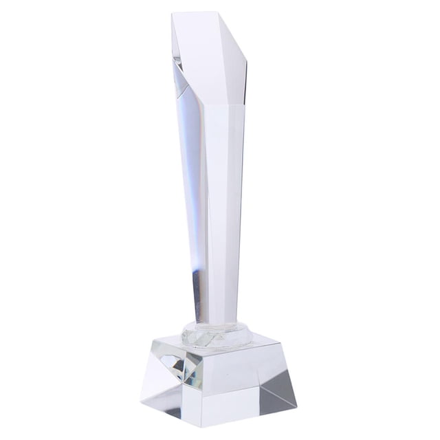 Premio Crystal 29cm Heoght Hexagon Cant Trophy para El Del Soprts Sunnimix Trofeo de la competencia Copa
