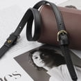 thumbnail image 3 of 2pcs Leather Purse Straps, Handbag Handles Shoulder Straps Replacement with Adjustable Metal Buckle, 3 of 5