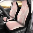 thumbnail image 2 of ABPHQTO Juego de 2 fundas para asientos de coche con forma de arco, amor, corazón, Universal, protector de asientos delanteros para coche, sedán SUV, camión, 2 of 4