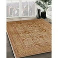 thumbnail image 2 of Ahgly Company Indoor Square Mid-Century Modern Brown Sand Brown Oriental Area Rugs, 5' Square, 2 of 6