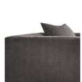 thumbnail image 2 of Fabric Upholstered Wooden Sofa Chair with Nail Head Trim Gray - Saltoro Sherpi, 2 of 5