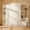 White, variant on Mintazer Queen Murphy Bed with Side Shelves & LED Lights, Modern Foldable Wall Bed for Bedroom Apartment Guest Room, White
