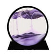 thumbnail image 1 of Toystoory Cuadro de arena que fluye para mesa, adorno de estantería, escena de paisaje, decoración giratoria, marco negro, decoración de oficina Decoración Púrpura 12 pulgadas Toystoory HA070970-10, 1 of 6