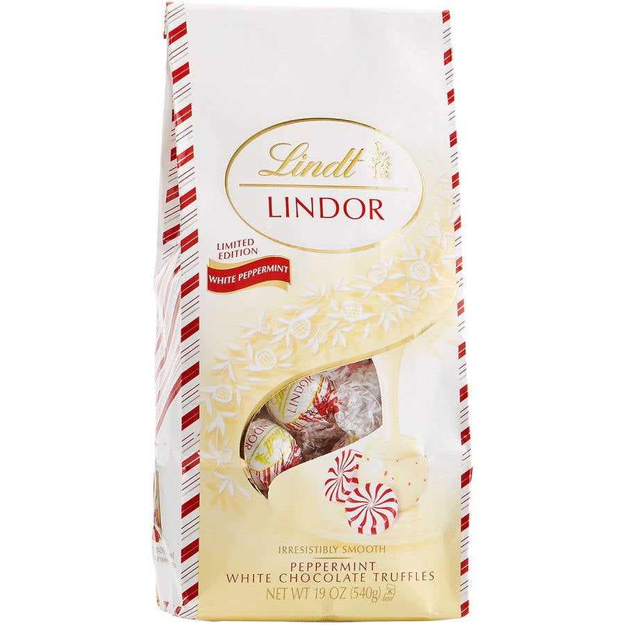 Lindor Peppermint White Chocolate Truffles, 19 oz by Lindt & Sprungli