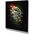 thumbnail image 2 of Fantasy Parrot on Branch - Animal Canvas Wall Art, 2 of 3