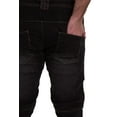 thumbnail image 4 of JuicyTrendz Men’s Motorbike Jeans – Motorcycle Riding Pants with Armor and Protective Lining for Safety Black W38 x L34, 4 of 8
