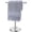 Silver-1 Pack, variant on AUR T-Shape Bath Hand Towel Holder Stand, Stainless Steel Free Standing Hand Towel Rack, for Bathroom Kitchen & Countertop, Matte Black