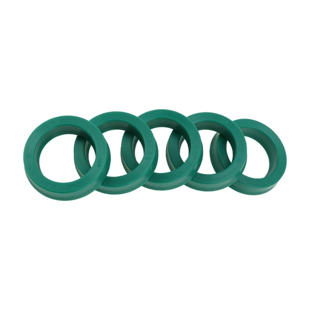 Anillo de Sello de Aceite Universal Labio UN Sello de Eje Rotativo 25x35x8mm Alta Presión TPU Verde 5 Pcs