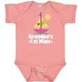 thumbnail image 3 of Inktastic Grandpas First Mate Girls Pink Sailboat Girls Baby Bodysuit, 3 of 5
