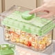 thumbnail image 4 of Bandeja para cubitos con tapa y 2 bandejas para cubitos para frigorífico con cuchara para hielo Fácil de usar y guardar Fabricador de hielo para frigorífico Utensilio de cocina para apartamentos, 4 of 4
