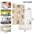 thumbnail image 6 of Yayeee 100% Cotton Hand Towels for Bathroom 16" x 28" Kitchen Towel, Fall Book Shelf, 6 of 7
