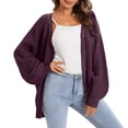 thumbnail image 2 of Kureaily Women Casual Cardigan Sweater Coat Button Down Long Sleeve Oversized Knit Cardigans Casual Cardigan, 2 of 4