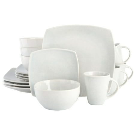 

Gibson Soho Lounge Square 16-Piece Dinnerware Set - Stone Gray