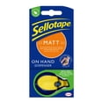 thumbnail image 1 of Sellotape Distributeur à Main avec Ruban Mat Invisible, les Deux Mains Libres pour l'Artisanat et l'Emballage, Inclut Distributeur Rechargeable & Rouleau de Ruban Mat Invisible (18mm x 15m), 1 of 4