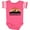 Football Pink and White, variant on Inktastic Indianapolis Indiana Skyline Retro Boys or Girls Baby Bodysuit