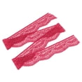 thumbnail image 4 of Adorno de Encaje Bordado ANGGREK 10 Yardas 15 Pulgadas de Ancho Morado, 4 of 8