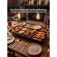 thumbnail image 4 of 15-Inch Electric Grill With Large Non-Stick Baking Tray, Adjustable Temperature Control, Indoor/Outdoor Family Barbecue Grill, Suitable For Backyards And Patios, The Perfect Gift For Barbecue Master, 4 of 5