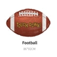 thumbnail image 3 of Cymylar Super Bowl Foil Balloon Set, Colorful Football Themed Birthday Party Decorations(13Pcs), 3 of 8