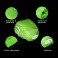 thumbnail image 3 of Uxcell Waterproof Helmet Cover Bike Helmet Protector Ride Gear with Reflective Strip Green 2 Pack, 3 of 5
