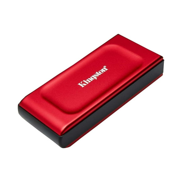 Kingston XS1000 - SSD - 1 To - Externe (portable) - USB 3.2 Gen 2 (Connecteur USB-C) - Rouge