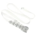 thumbnail image 1 of Miangastore Bridal Waist Belt Rhinestone Cloth Girls Engagement Everyday Use 1Set, 1 of 9