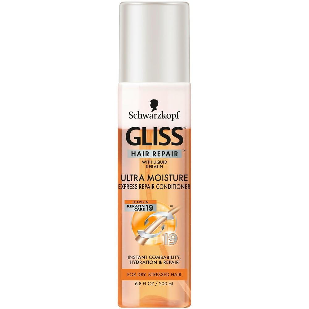 Gliss Hair Repair Leave in Conditioner, Ultra Moisture, 6.8 Ounce
